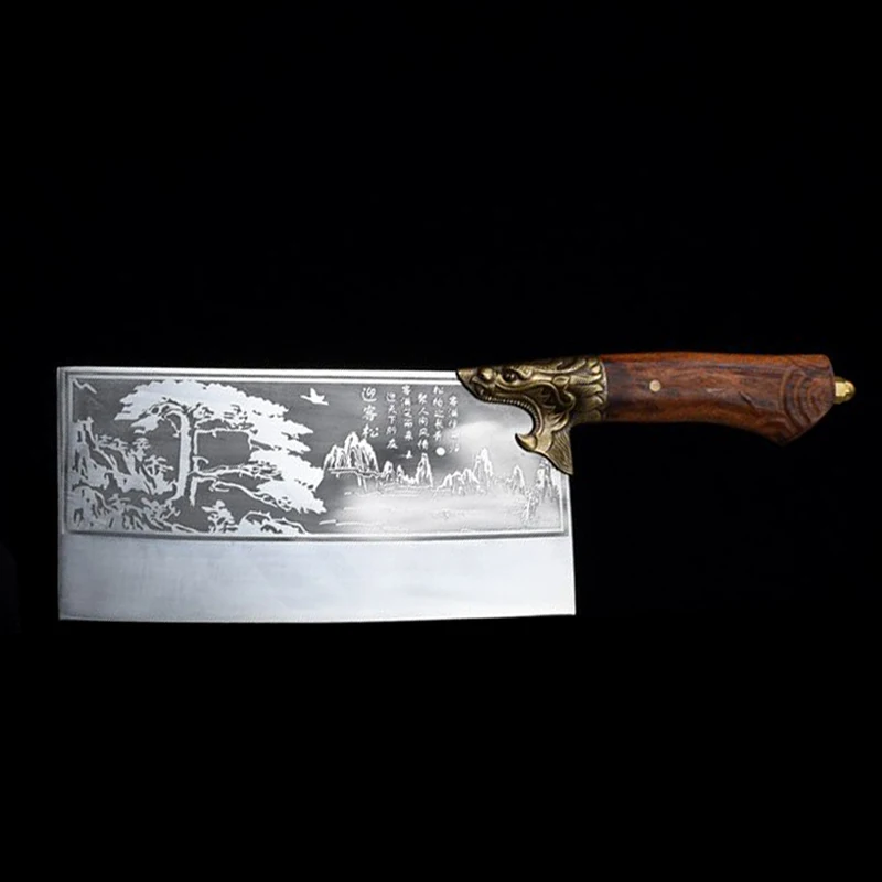 Lõikamise nuga Longquan käsitsi sepistatud köök nuga liha pood lõigatud kana, pardi, kala luu nuga koka nuga kaubanduslik noad 1