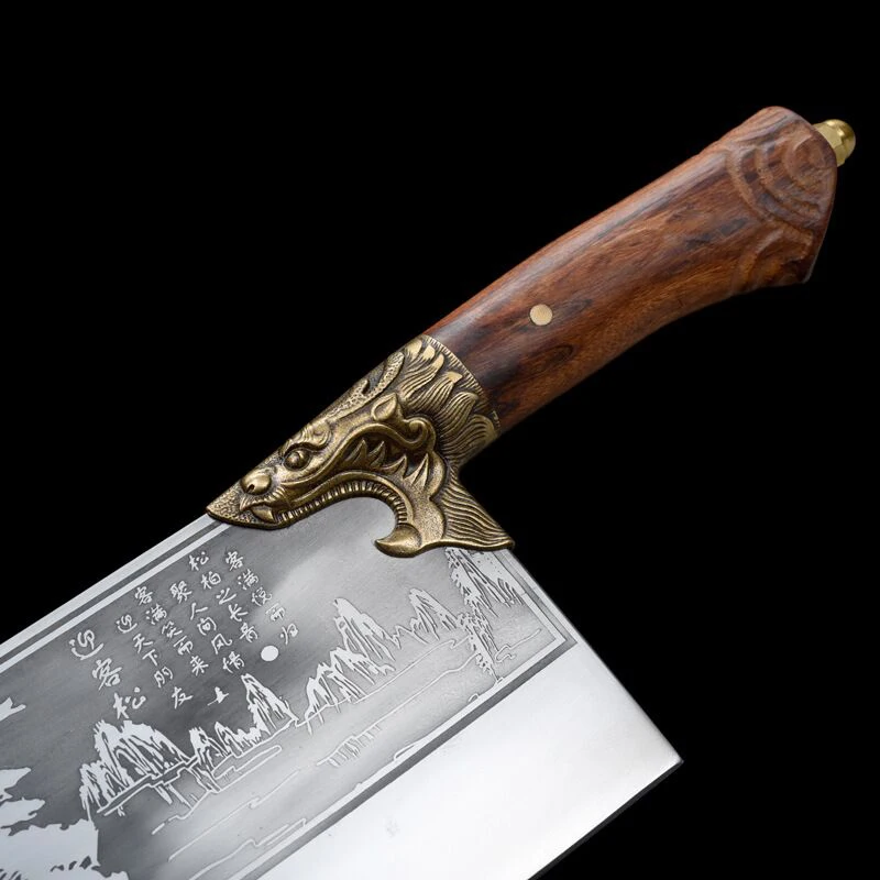 Lõikamise nuga Longquan käsitsi sepistatud köök nuga liha pood lõigatud kana, pardi, kala luu nuga koka nuga kaubanduslik noad 3
