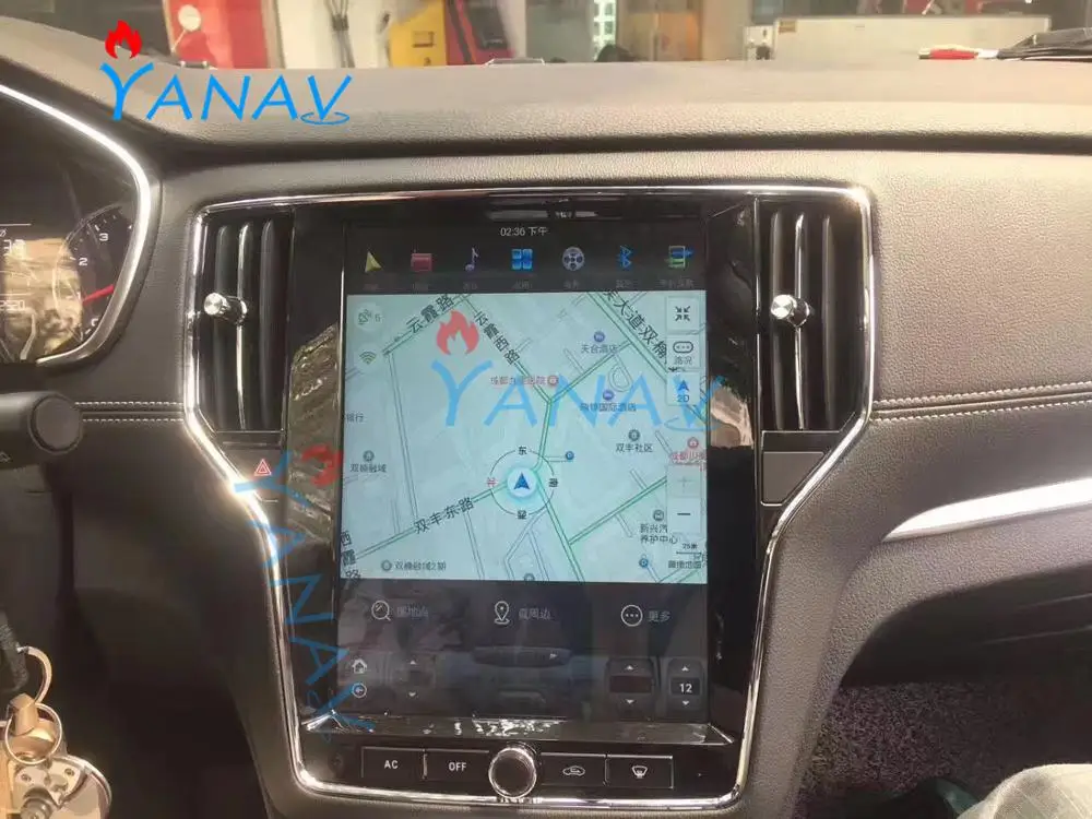 12.1 tolline GPS navigatsiooni-MG/Roewe RX5 2016-2018 auto Stereo Android multimeedia süsteemi heli, raadio, DVD-mängija vertikaalne ekraan 1