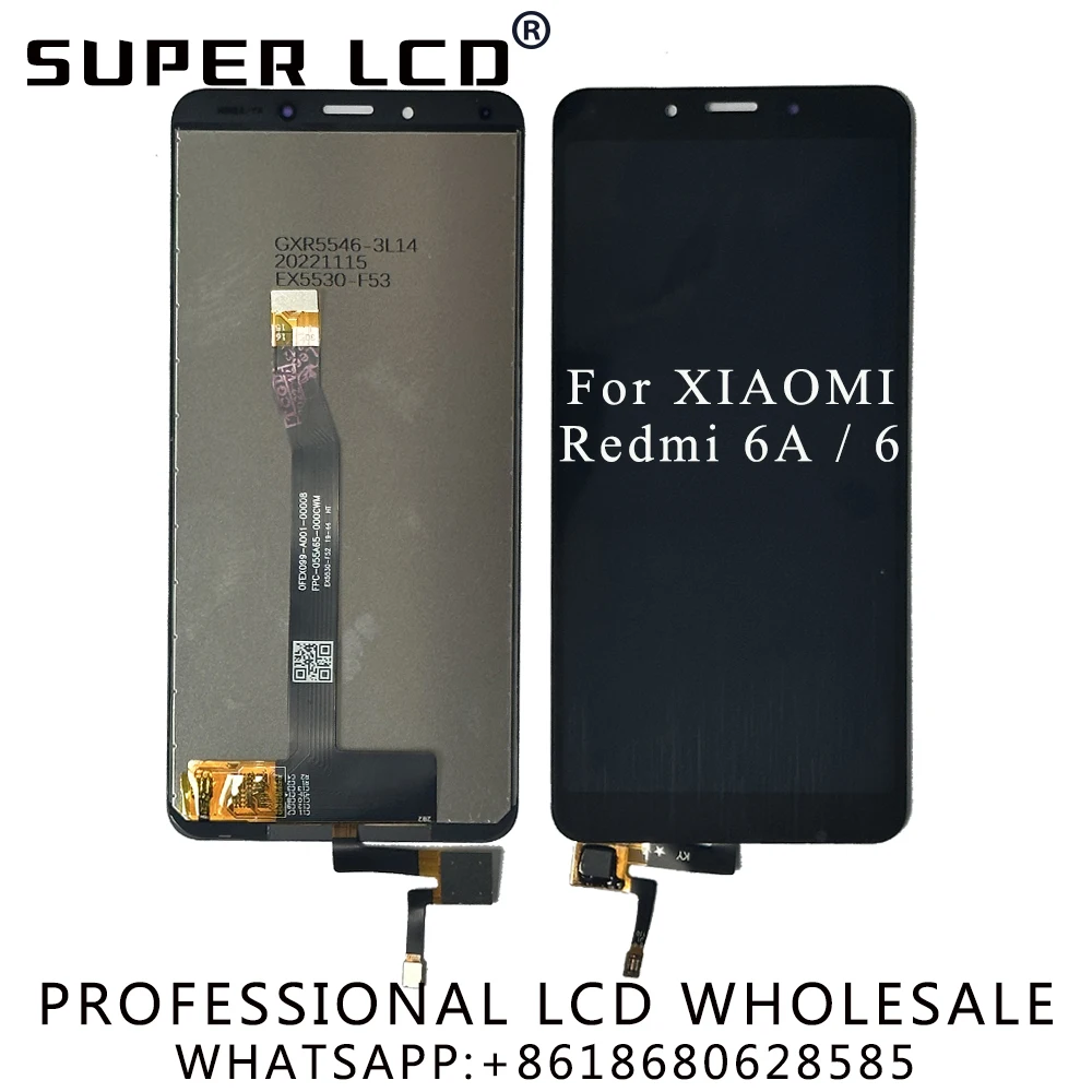 Eest Xiaomi Redmi 6 6A M1804C3CG M1804C3DG M1804C3CH Asendamine Mobiiltelefoni LCD Ekraan Touch Digitizer Ekraan Assamblee 0