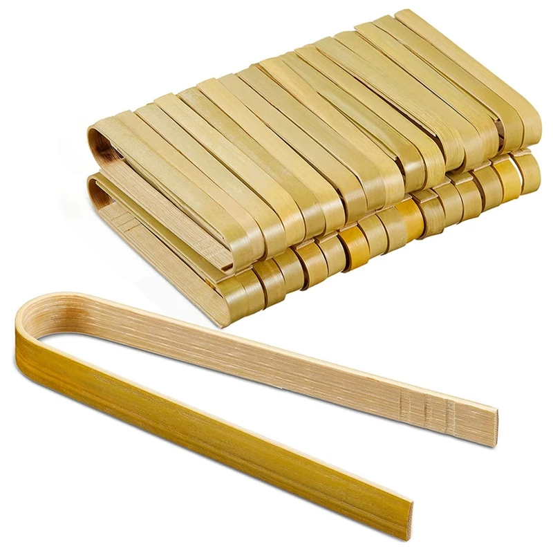 Bambusest Tangid 30Cm Pikk Terviseks Tangid Ühekordsed Puidust Toiduvalmistamis Tangid Bambusest Toiduvalmistamise Nõud 0
