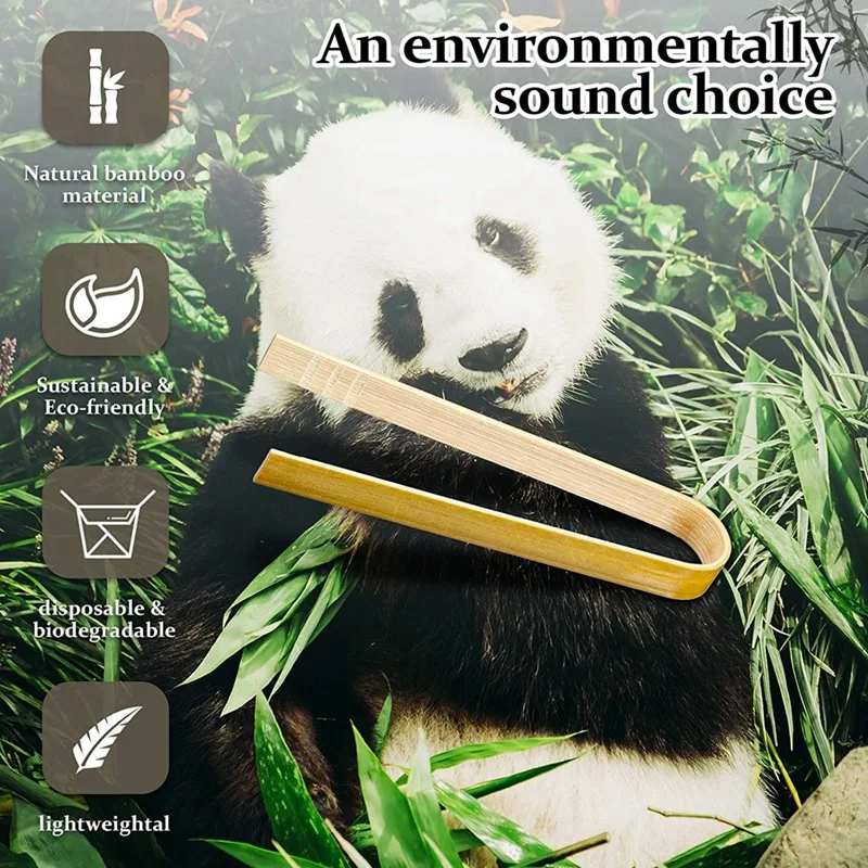 Bambusest Tangid 30Cm Pikk Terviseks Tangid Ühekordsed Puidust Toiduvalmistamis Tangid Bambusest Toiduvalmistamise Nõud 3