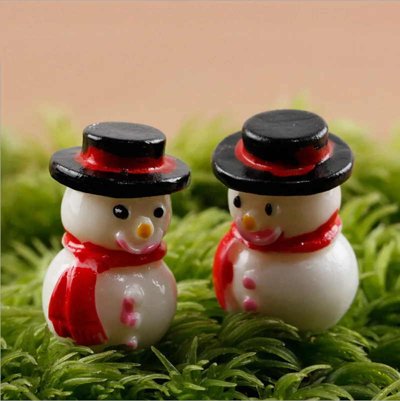 Talvel Lumememme dekoratiivsed Kääbus Figuriin mini haldjas aias loomade kuju vaik käsitöö jõulukaunistused kodu mänguasjad 0