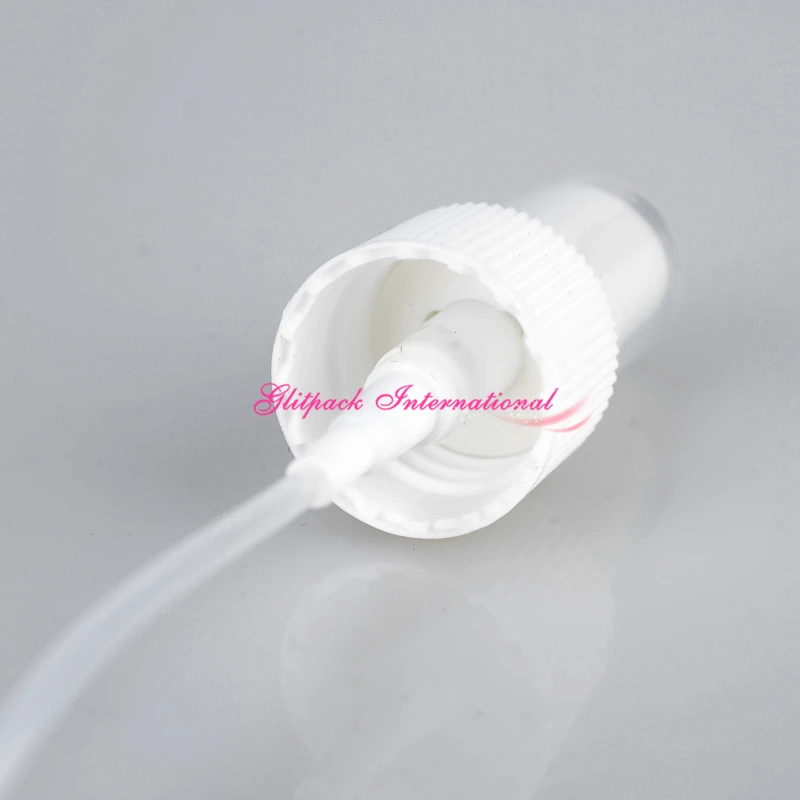 30pcs 180ml klassikalise koor pump pudel valge värv hõbedane velg HDPE plastikust korduvtäidetavaid pudelid, kosmeetika 4