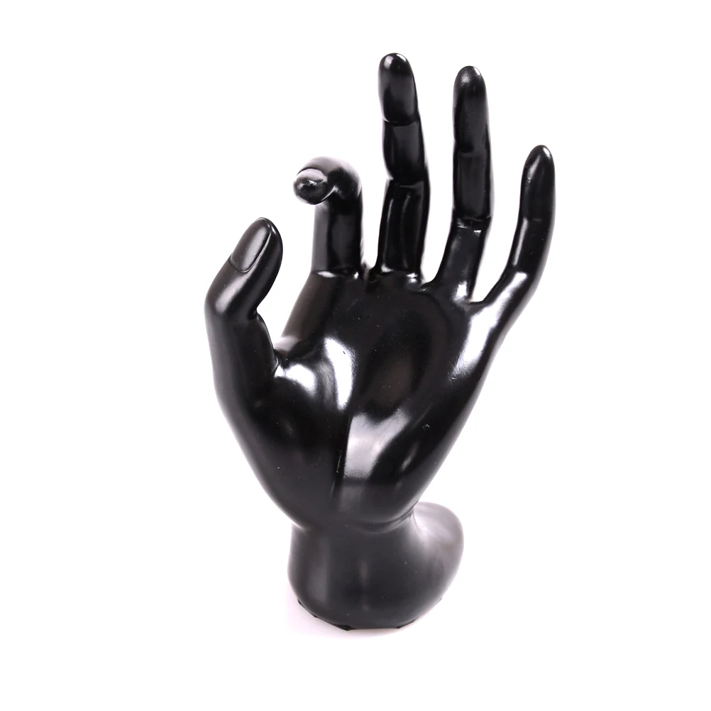 Ekraan Omanik Leedi Mannekiini Ok Kujuline Seista Käsi Must Rõngas Plastikust Käevõru Kaelakee Keti Vaadata Vitriin 1