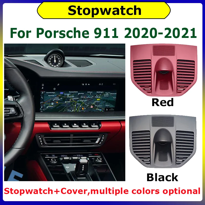 Armatuurlaud Kompass Aega Elektrooniline Arvesti Kella Accessional Jaoks Porsche 911 2020-2021 0