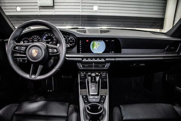 Armatuurlaud Kompass Aega Elektrooniline Arvesti Kella Accessional Jaoks Porsche 911 2020-2021 1