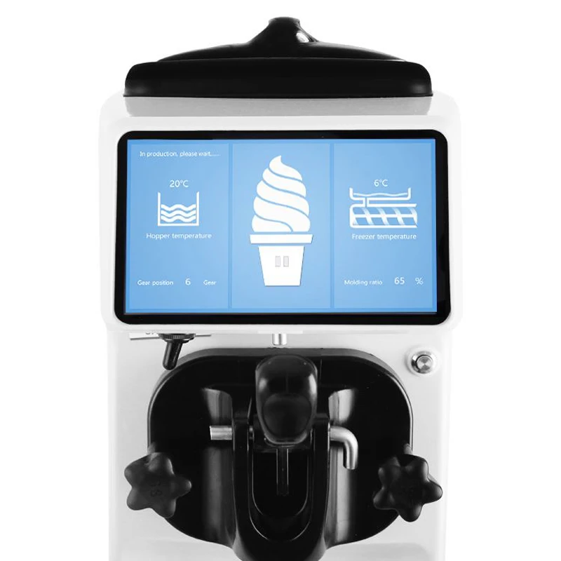 Jäätise Masin Kaubanduslikul Lett Seadmed Pehme Jäätise Maker Automaatne Töölaua Ühe Kliki Puhastus Jäätise Masin 4