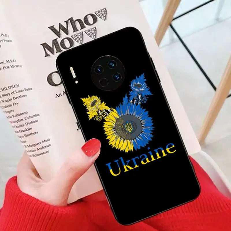 Ukraina Lipu Muster Telefoni puhul Huawei Mate 20 10 9 40 30 lite pro X Nova 2 3i 7se 4