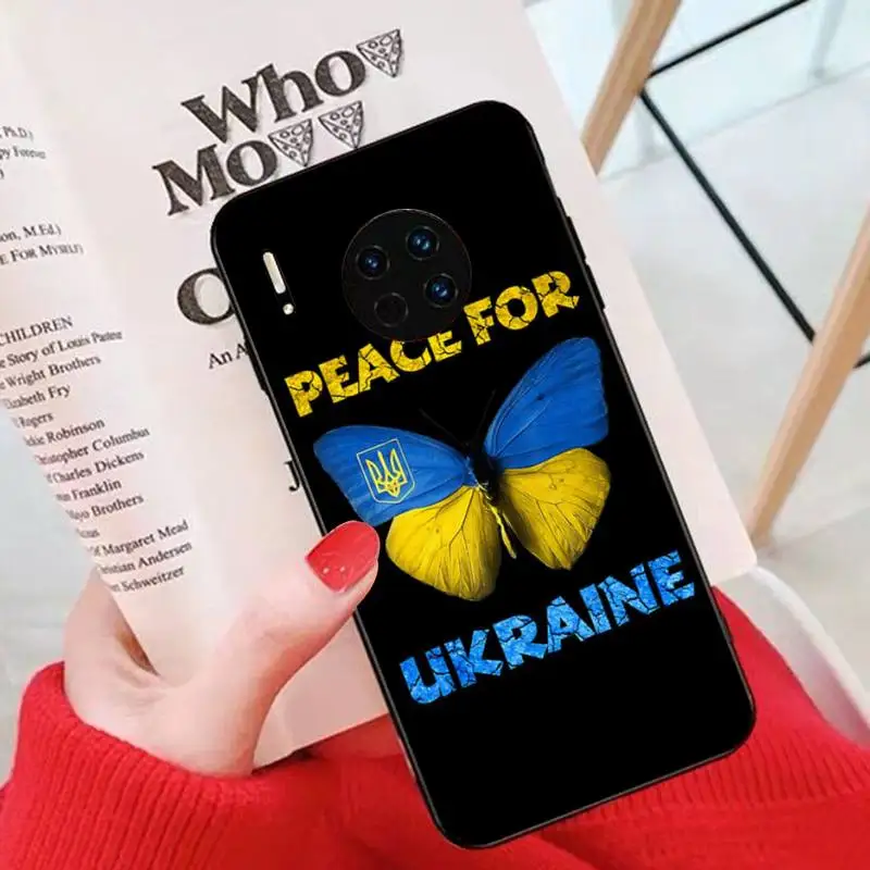 Ukraina Lipu Muster Telefoni puhul Huawei Mate 20 10 9 40 30 lite pro X Nova 2 3i 7se 5