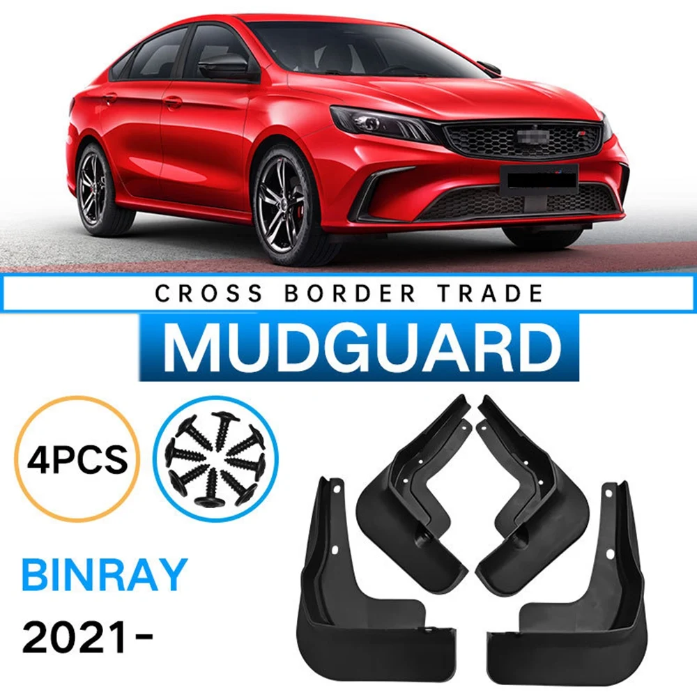 Auto Mudflaps jaoks Geely Binray 2021 2020 Mudguard Fender Muda Klapp Splash Guard Porilauad Auto Tarvikud 1