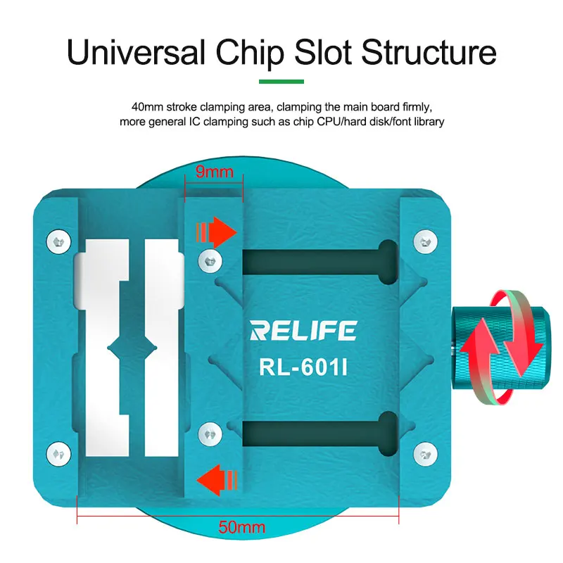 UUS RELIFE RL-601I Mini Võistluskalendri Multi-function Pöörleva Mobiiltelefoni PCB Emaplaadi Kiip Remont Eemaldamise Tabel 5