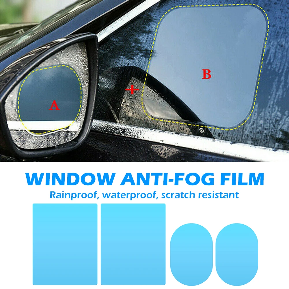 2TK Auto Rearview Mirror Anti-Fog Membraani stiil SKODA octavia 2004 2000 seat leon 1999 2005 1