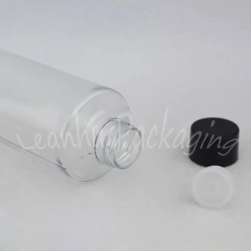 250ML Läbipaistev Korter Õla Plastikust Pudel , 250CC Tühi Kosmeetika Konteiner -, Tooneri / Emulsioon Pakend Pudel ( 25 TK/Palju ) 2