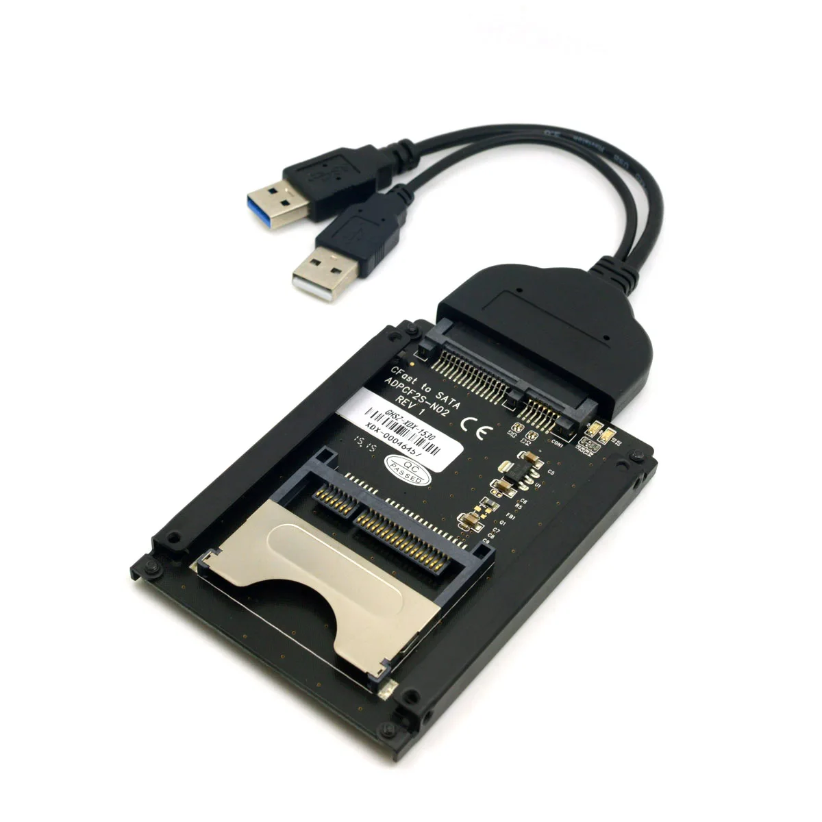 CYDZ Zihan SATA 22Pin USB 3.0 CFast Kaardi Adapter 2.5 Tollise Kõvaketta Puhul SSD HDD CFast Card Reader for PC & Sülearvuti 1