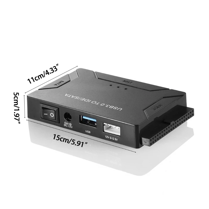 SATA/IDE - > USB 3.0 Adapter Kõvaketta Adapter Kaabel Converter for Universal 2.5/3.5 Tolline IDE ja SATA External HDD SSD 1