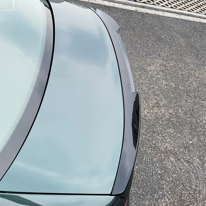 MP Stayl 2021 2022 Audi A3 spoiler kvaliteetsest ABS Materjalist tagumised spoilerid, mille süsinikkiust Läikiv Must 4