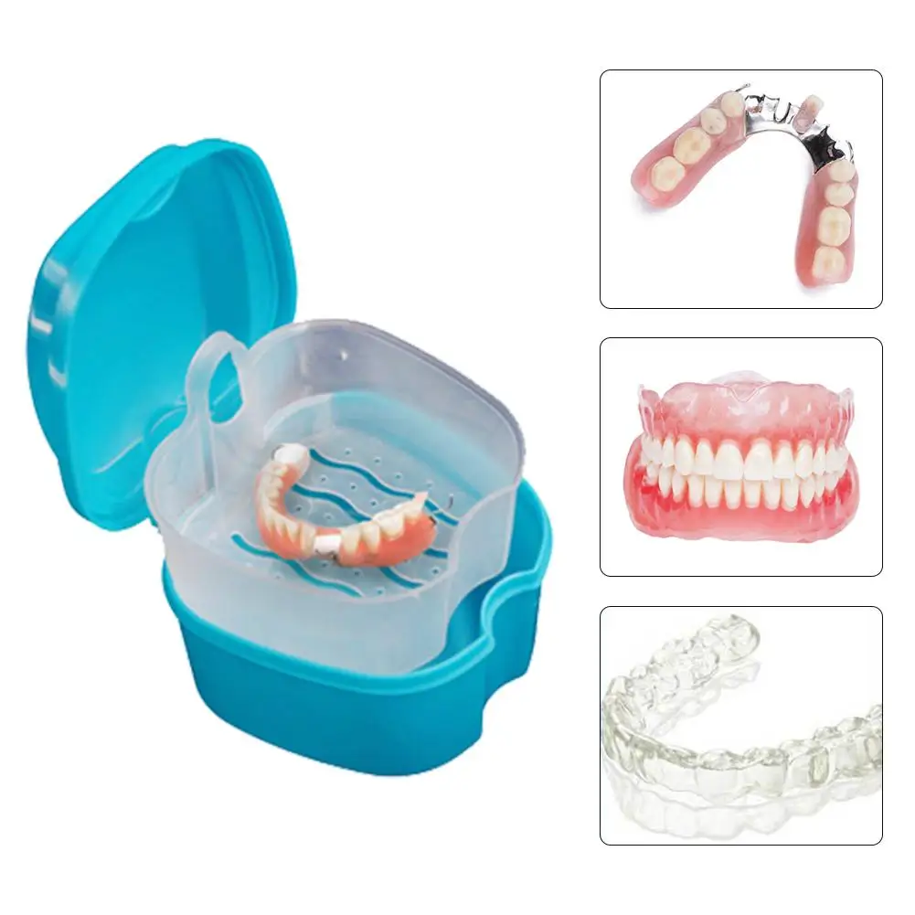 Hambaravi Hammaste Säilitamine Vann Puhul Kurn Hambaproteeside Ladustamise Kasti Kaasaskantav Hambaproteeside Box Konteiner Hambaproteeside Puhastamiseks 5