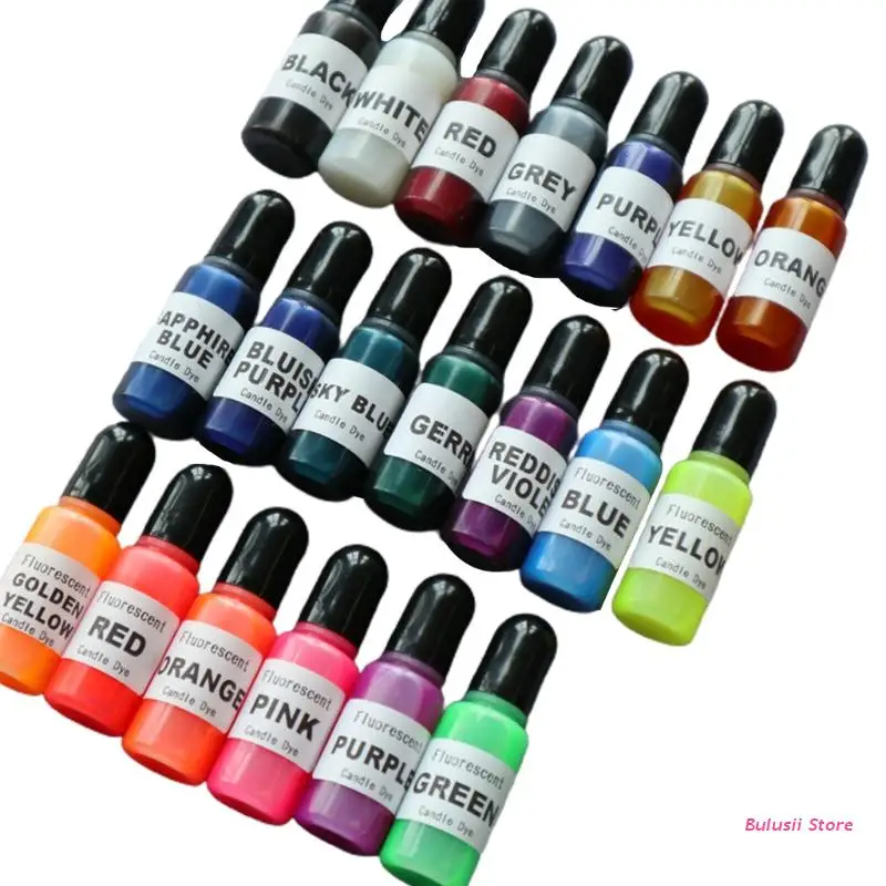20 Värvid UV-Epoksü Vaik Värvaine Tint Pigmenti Vedelik Värvimine Värvi DIY Kunst, Käsitöö, Dekoratsioonid, Ehted, Käsitöö 5