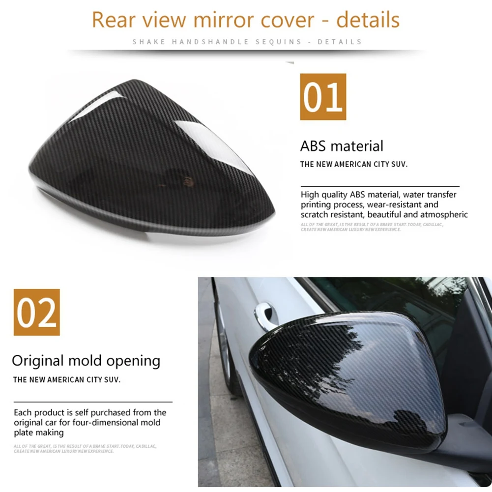 Näiteks Buick Regal 2017-2021 Carbon Fiber Auto Küljel Rearview Mirror Cover Sisekujundus Ühise Põllumajanduspoliitika Shell Raami Decor Kleebis Tarvikud 5
