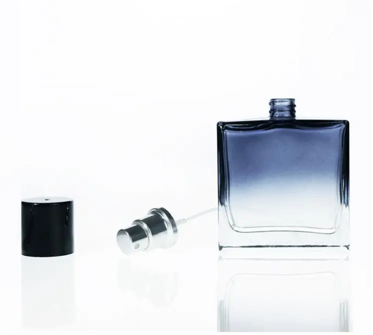 50tk lõhnaõli pudel, tühi pudel 50ml, kõrge kvaliteediga sinine klaas spray pudel, lõhnaõli pudel, tühi pudel SN152 2