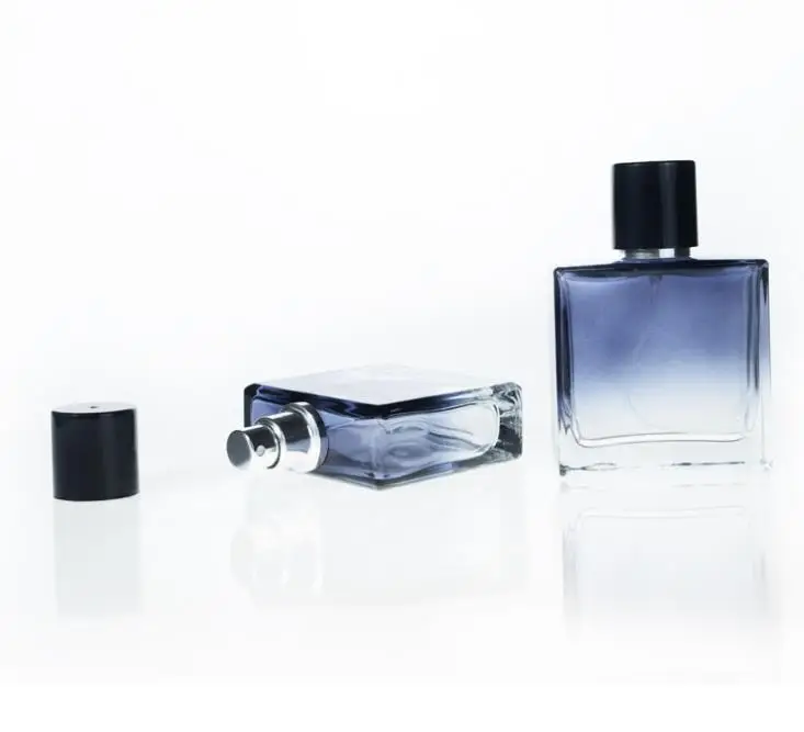 50tk lõhnaõli pudel, tühi pudel 50ml, kõrge kvaliteediga sinine klaas spray pudel, lõhnaõli pudel, tühi pudel SN152 4