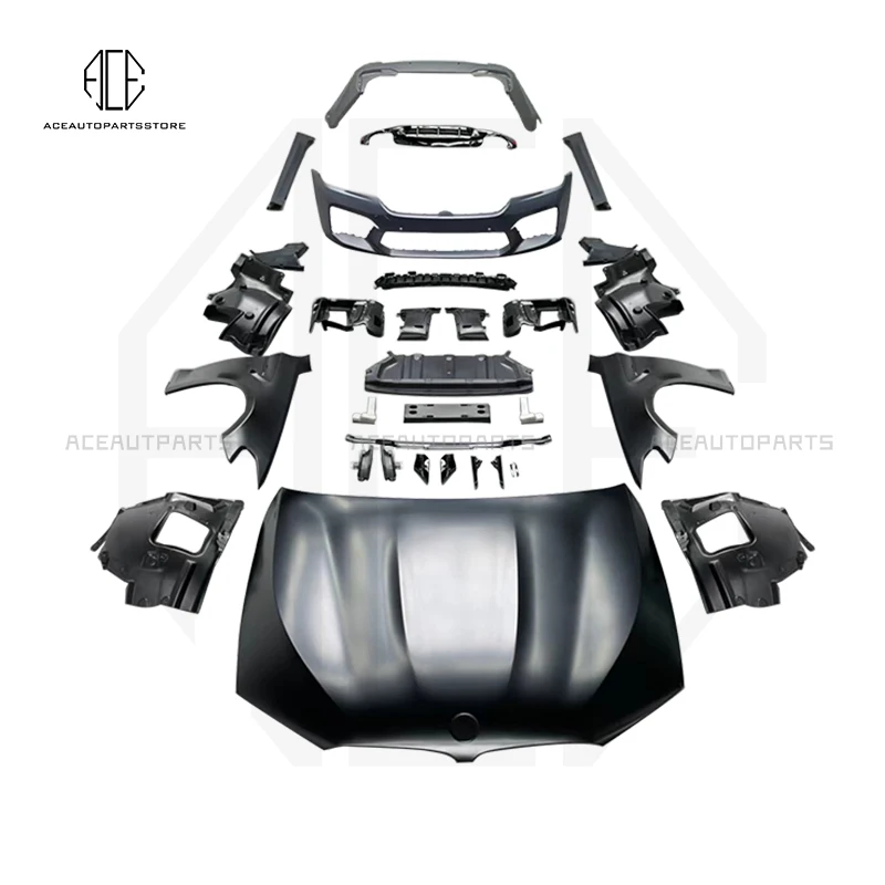 5 Seeria PP Auto Auto Keha Süsteemid esistange Ja Tagumine Kaitseraud BMW G30 G38 M5 Body Kit Car 5