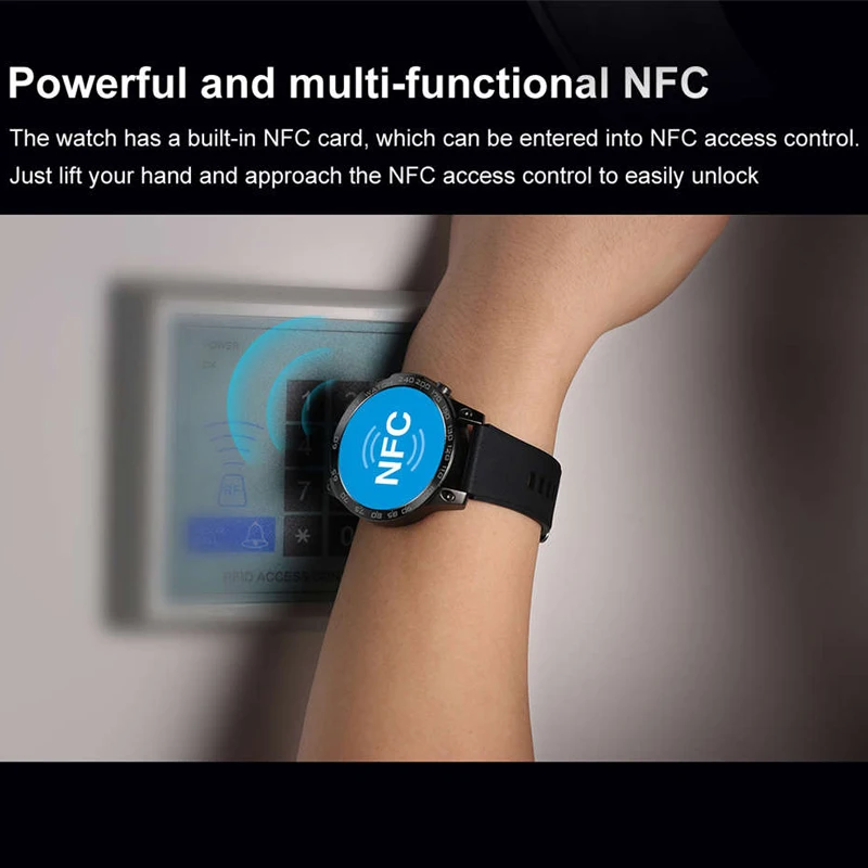 NFC Smart Watch Mehed Amoled Ekraan Smartwatch Naiste IP68 Veekindel Sport Südame Löögisageduse Monitor Fitness Märgistusgaasi Kella Android ja IOS 3