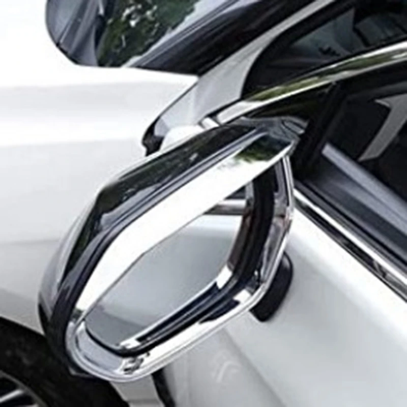 Auto Chrome Rearview Mirror Vihma Kulmu Kate Sisekujundus Toyota CHR C-HR 2017-2020 Tarvikud 3