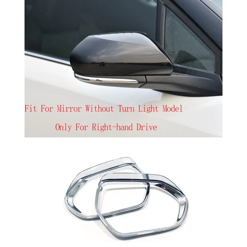 Auto Chrome Rearview Mirror Vihma Kulmu Kate Sisekujundus Toyota CHR C-HR 2017-2020 Tarvikud 4