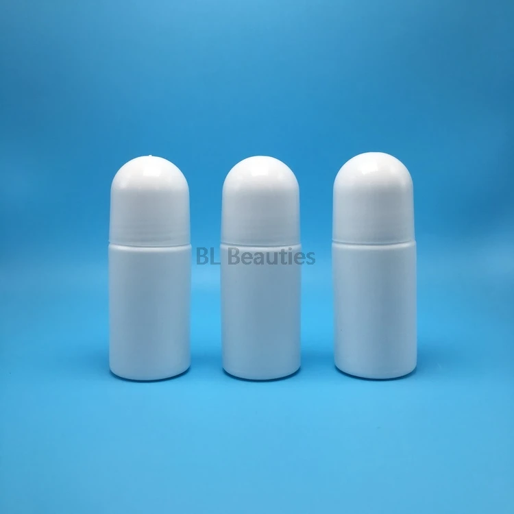 200pcs/palju 50ml Plastikust Valge Rulli Sisse Pudelid, 50cc Deodorant Kosmeetika Roll-on Konteiner, Mille Suur Rull Pallid 3