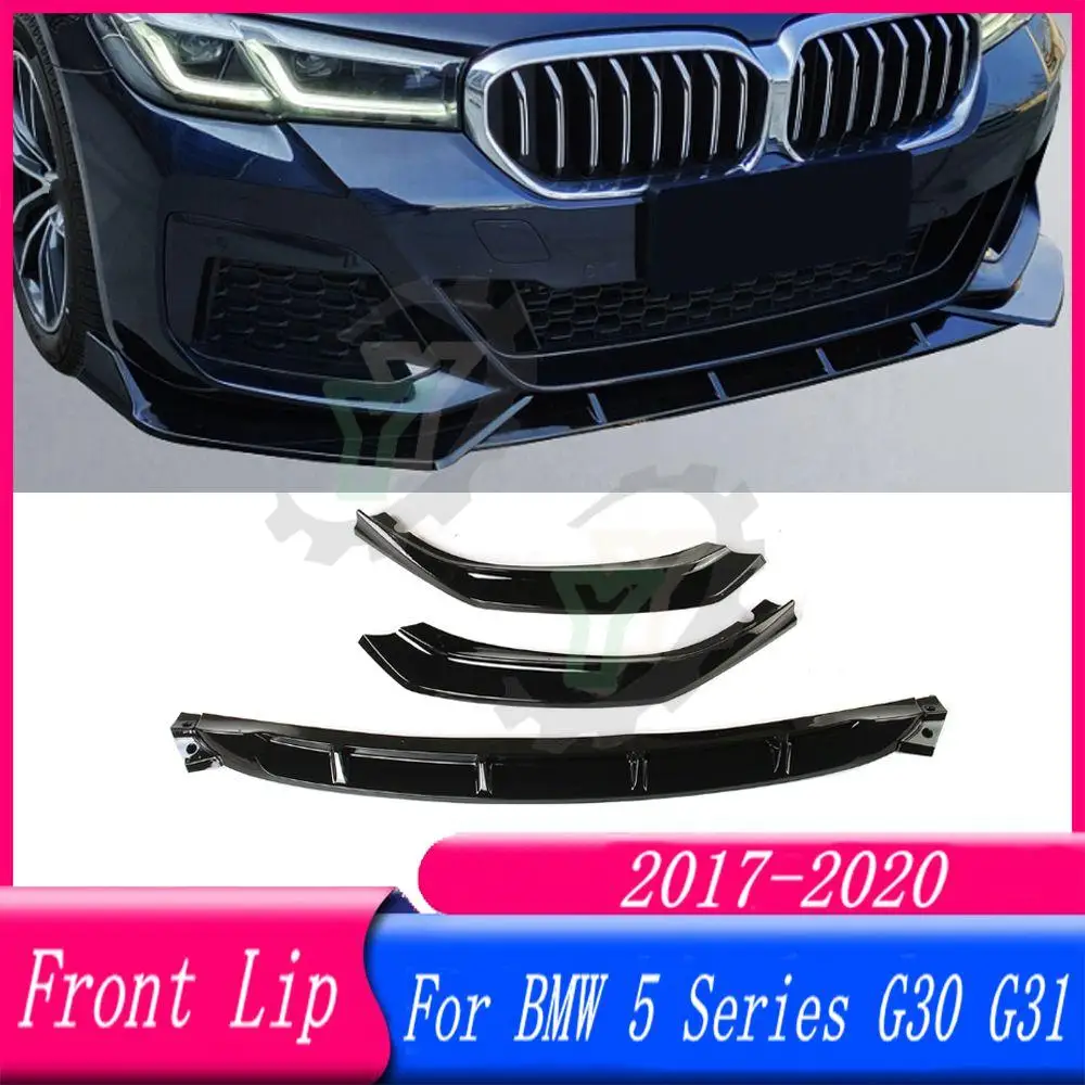 Auto esistange Lip Spoiler Splitter Difuusor Eemaldatav Body Kit Kate Guard BMW 5 Seeria G30 G31 M Sport 2017 2018-2020 1