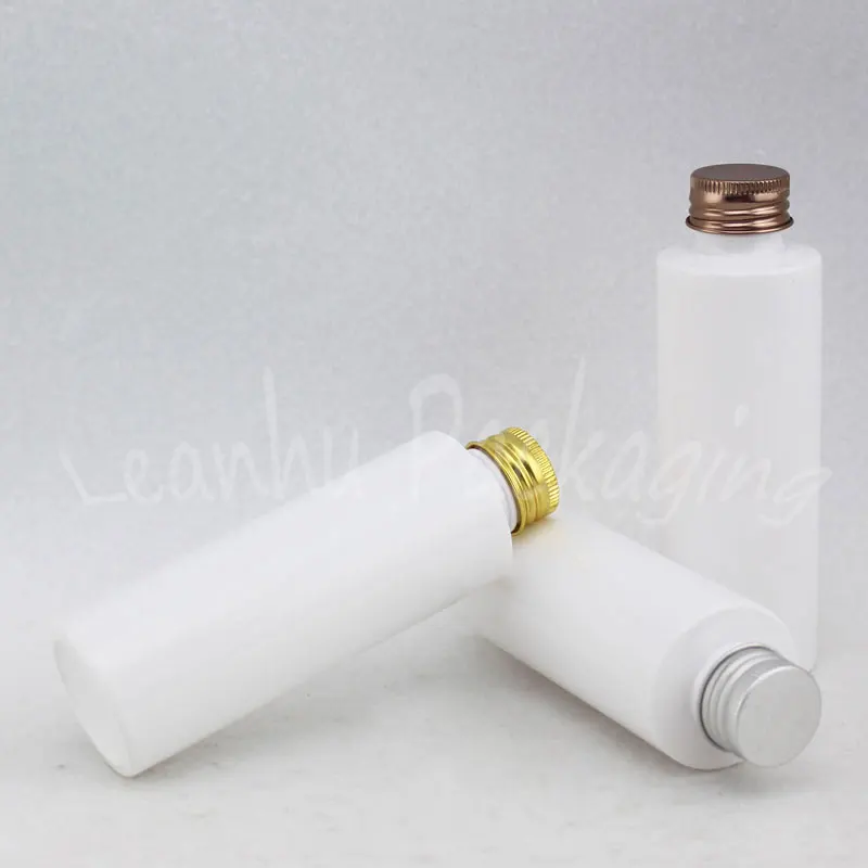 100ML Valge plastpudel Alumiiniumist keeratav Kork ,100CC Tühi Kosmeetika Konteiner , Šampoon / Emulsioon Pakend Pudel ( 50PC/Palju ) 1