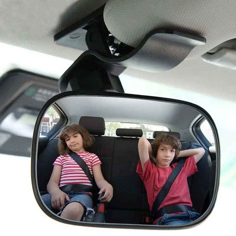 Auto tagaistmed Kumer Rearview Baby Mini Peegel Laste välispeegel, Reguleeritav Clip-on Lapsed Monitori Klamber Auto või Veoauto, päikesesirm 2