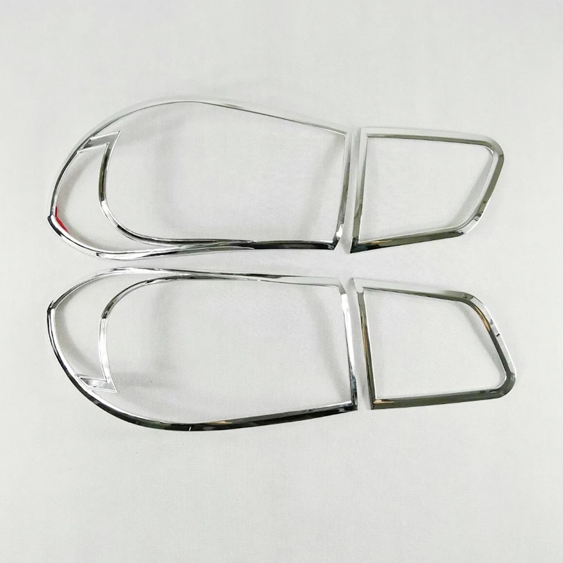 Näiteks Tiguan 2015 ABS Plastikust Auto tagatuled Tagumised Lambid Teenetemärgi Raami Kaas Sisekujundus tarvikud car styling 4tk 3