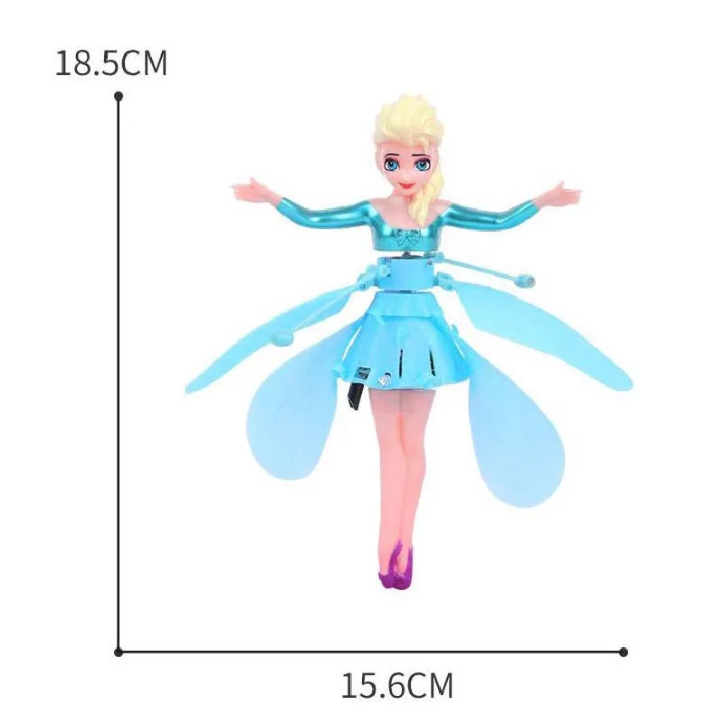 Disney tüdrukute külmutatud Õhusõidukid, mis Lendavad Mänguasjad, LED Valgustus Lennata Helikopteriga õhusõiduki mänguasjad Lastele kingitus 3