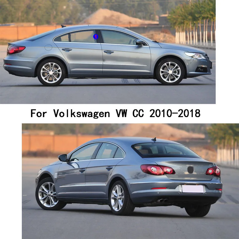 Volkswagen VW CC 2010 2011 2012 2013 2014 2015 2016 2017 2018 Auto PC Materjalist Samba Post Kate Akna Vormimise Kleebised 5