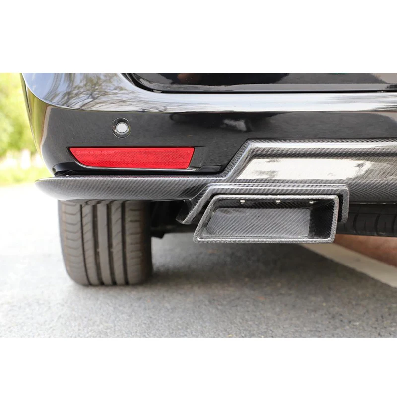 Päris Kuiva Carbon Fiber Rear Bumper Huule Hajuti jaoks Mercedes-Benz V Klass V200D V250D W447 Tagumine Kaitseraud Huule Difuusor, Spoiler 16-18 2