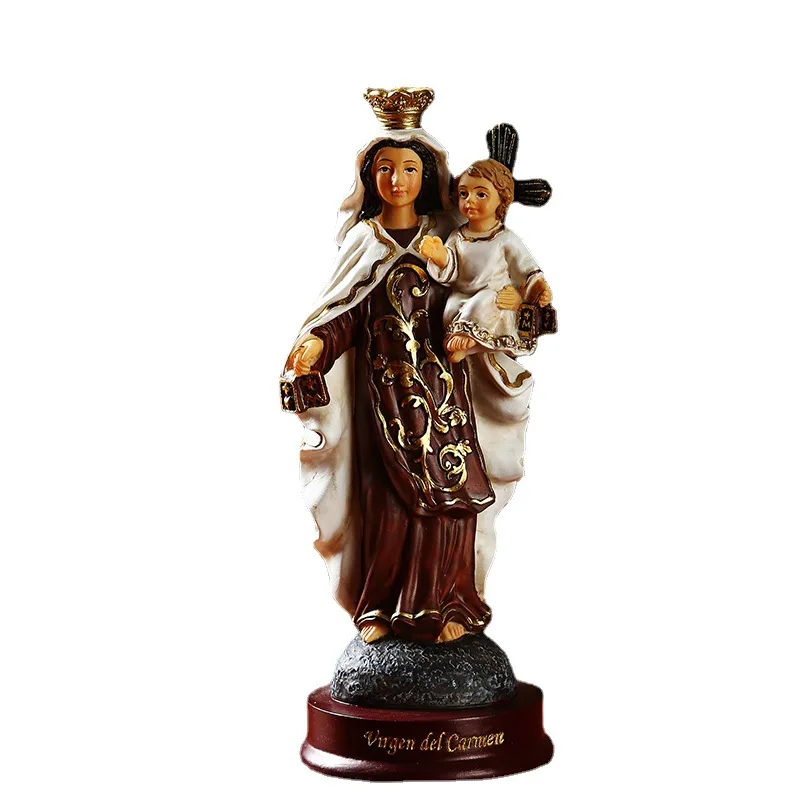 Meie Leedi Grace Õnnistatud Neitsi, Ema Mary Katoliku Usulised 5.3 Tolline Suur Värvi Vaik Kuju Figuriin 0