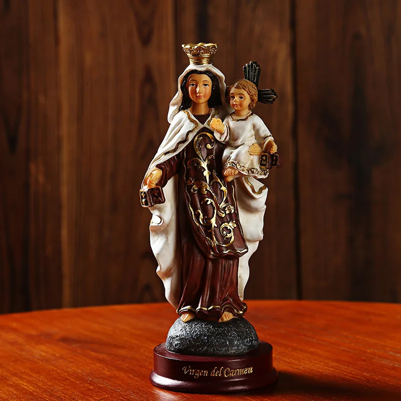Meie Leedi Grace Õnnistatud Neitsi, Ema Mary Katoliku Usulised 5.3 Tolline Suur Värvi Vaik Kuju Figuriin 1