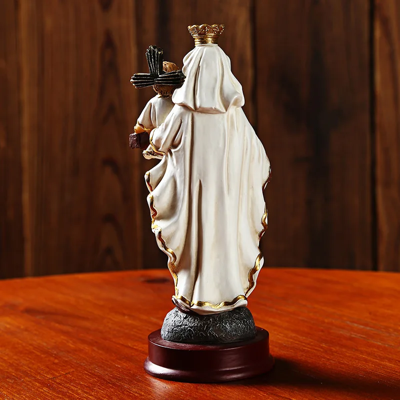 Meie Leedi Grace Õnnistatud Neitsi, Ema Mary Katoliku Usulised 5.3 Tolline Suur Värvi Vaik Kuju Figuriin 2