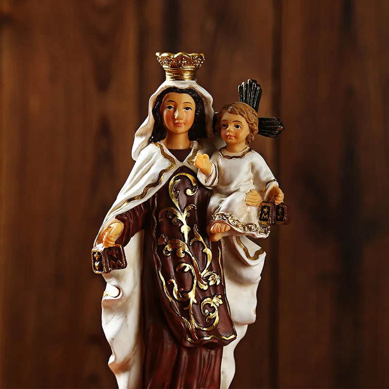 Meie Leedi Grace Õnnistatud Neitsi, Ema Mary Katoliku Usulised 5.3 Tolline Suur Värvi Vaik Kuju Figuriin 3