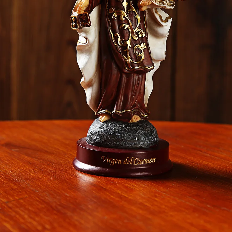 Meie Leedi Grace Õnnistatud Neitsi, Ema Mary Katoliku Usulised 5.3 Tolline Suur Värvi Vaik Kuju Figuriin 4