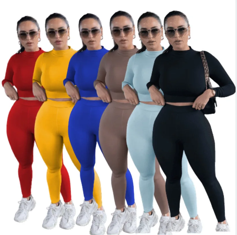 Slim tervisespordi sobiks daamid 2021 sügisel pikkade varrukatega püksid slim püksid õnnelik fitness pingeline seksikas keha jooga 5