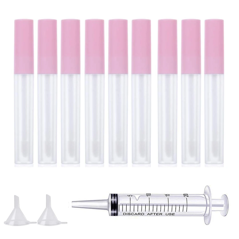 10TK/20PCS 2,5 ML Tühi Lipgloss Toru Plastikust Võlukepp Selge, huuleläige, Konteinerite Süstal,Kanalid ,Mini Kosmeetika Mahuti 1