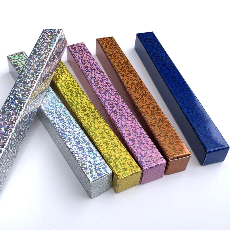 50tk /palju Tühja Glitter Pehme Silmapliiats Kastid Silmapliiats Sokke Liimi, Pliiatsit müüdava Paketi 16*16*145mm 2
