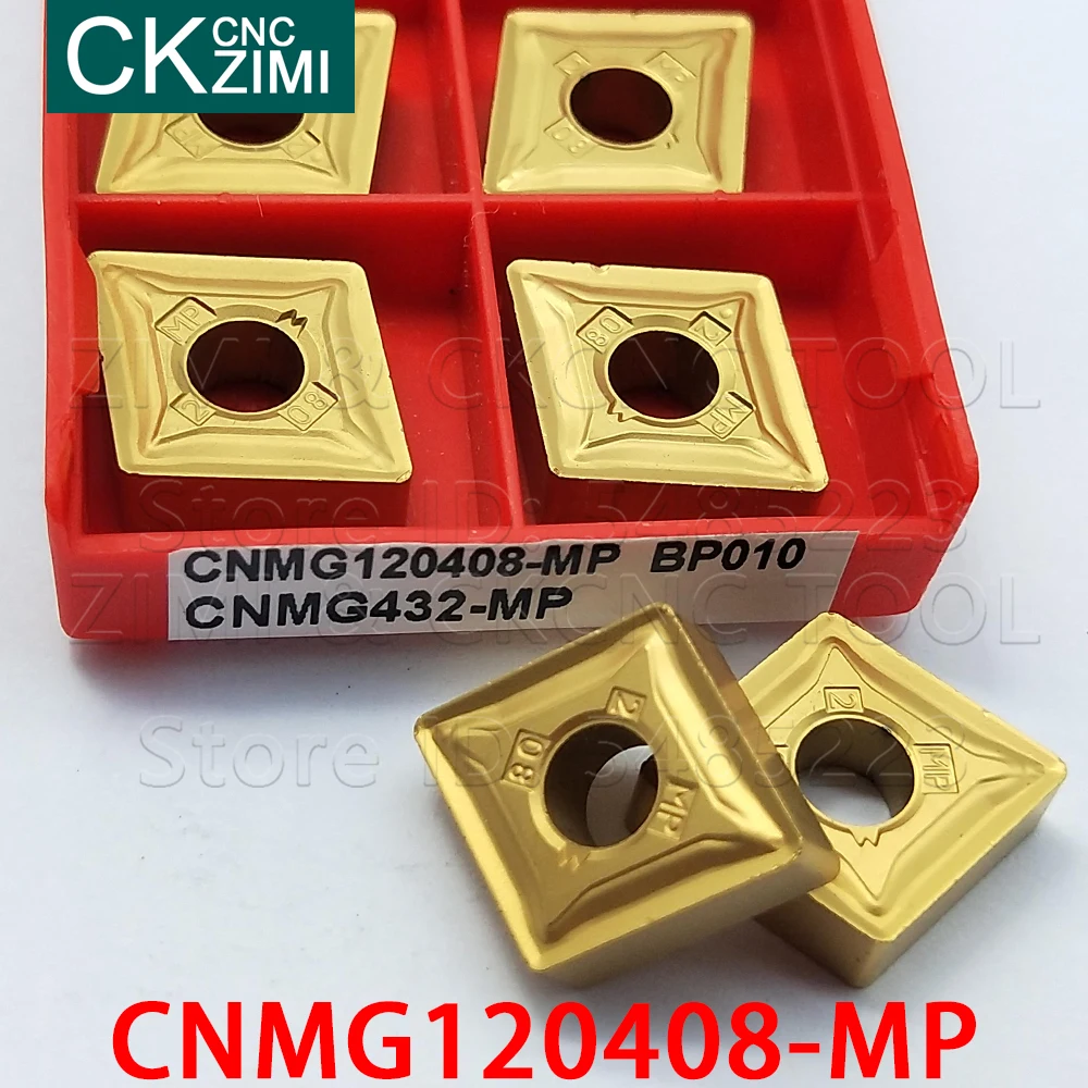 CNMG120408-MP BP010 CNMG 120408 MP Karbiid Lisab Välise Toite Lisada Tööriistu CNC Metal Lathe Tools teras roostevaba teras 5
