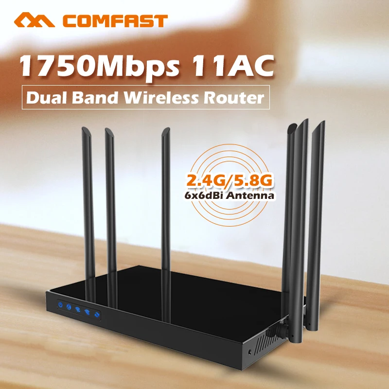 Wifi signaali repeater 5ghz wifi ruuter 11AC 1750Mbps wifi võimendi wireless access point repeater COMFAST CF-WR650AC 1