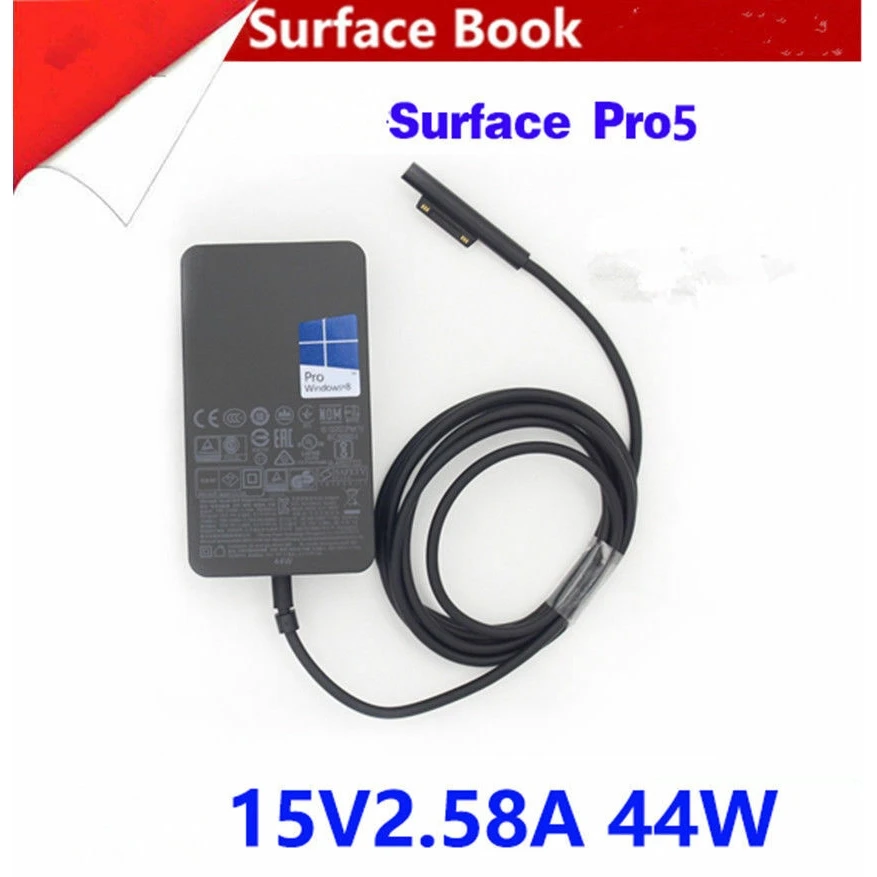 Uue Microsoft Surface raamat Pro5 Pro6 Tablett 1796 1769 1800 Eest Allikas Sülearvuti Adapter 15V 2.58 voolujuhe 0