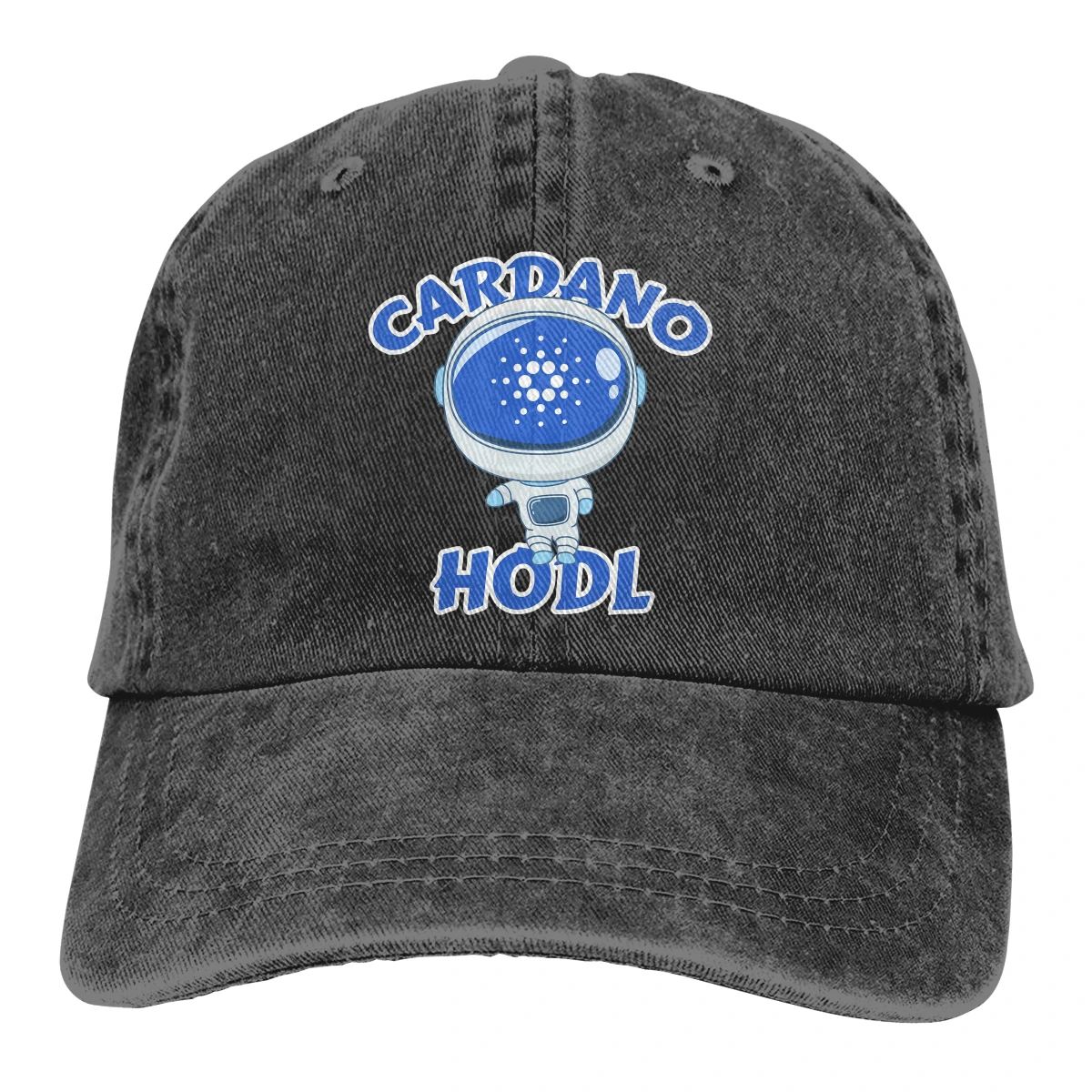 Suur Juht Moon Man Baseball Cap Mehed Cardano Mündi ADA Cryptocurrency Mütsid värvi Naiste Suvel Snapback Mütsid 0